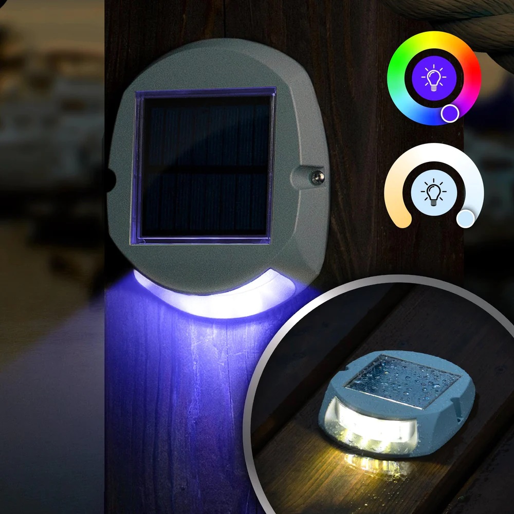 Classy Cap Portland Smart Solar Wall Light