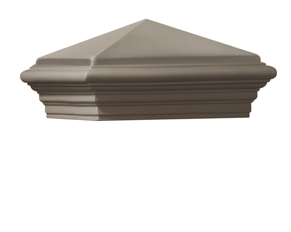 Deckorators Stone Post Cover Cap - All Gray