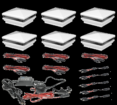 Durables Low Voltage Neptune Post Cap Kit