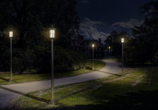 Classy Caps Aluminum Lamp Post