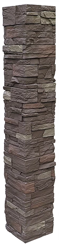 LedgeStone Post Cover - Himalayan Brown