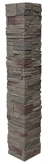 LedgeStone Post Cover - Teton Buff