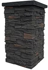 Faux Stone Column Wrap