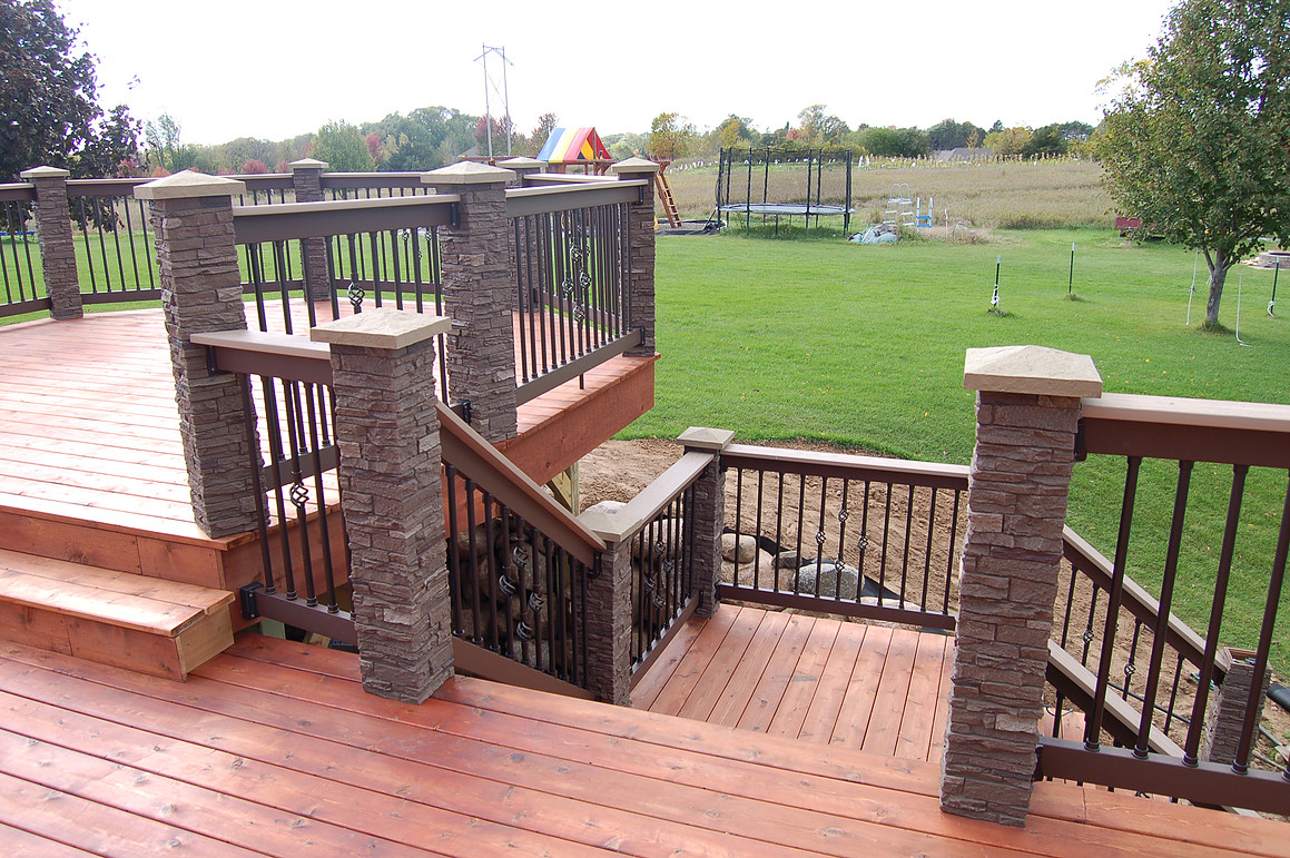 Faux Stone Column, Wraps and Panels