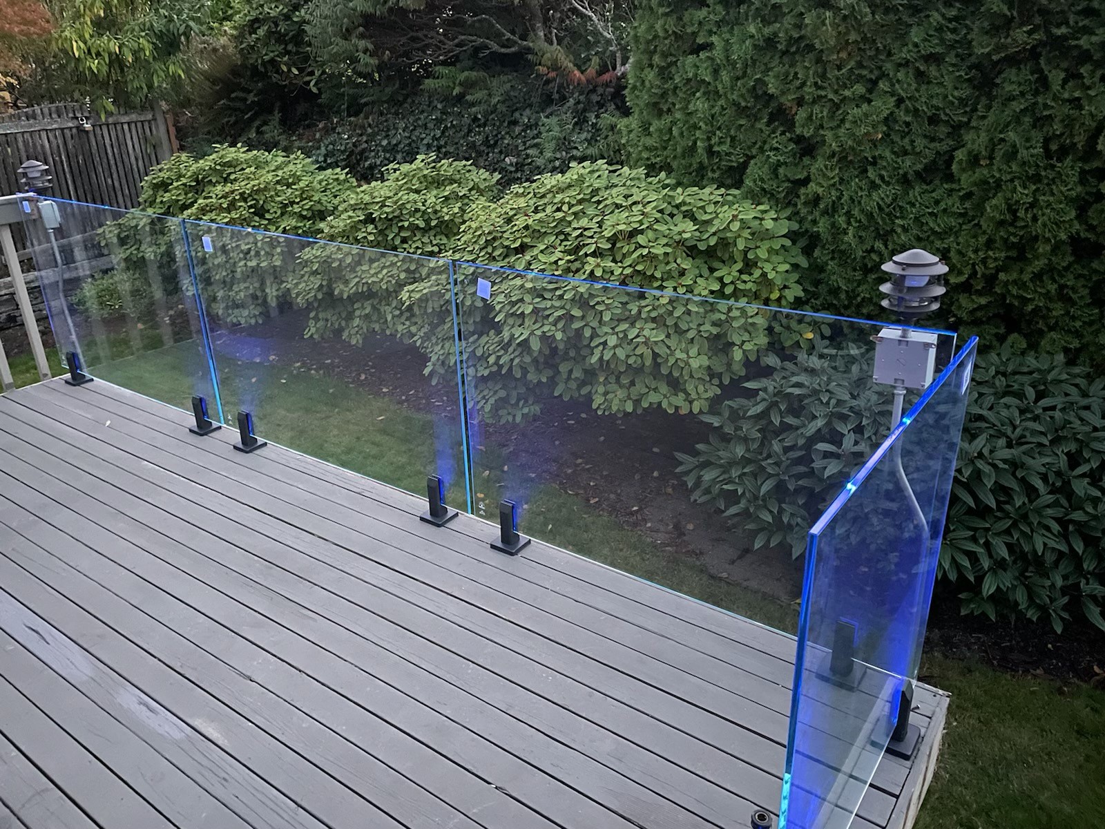 Spartan IG Glass Railing Systems - LED Lighting