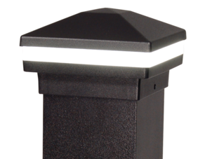 DekPro Lighted Aluminum Pyramid post cap